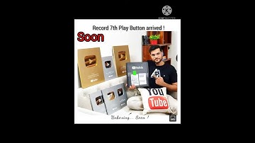 A2 Sir Unboxing His 7th Silver Play Button#shorts very soon🔥🔥