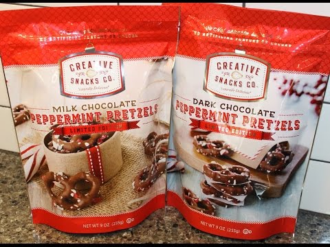 Creative Snacks Co. Milk and Dark Chocolate Peppermint Pretzels Review