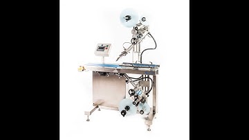 P100 Automatic Top & Bottom Container Labelling Machine | Premier Labellers