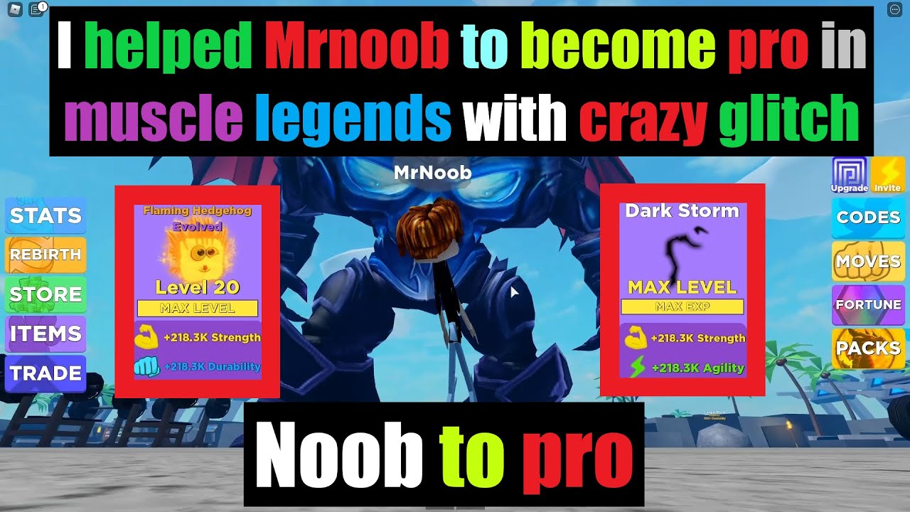 Muscle Legends-Noob To Pro 