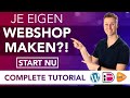 Hoe Maak Je Een Webshop 2020 (Dutch Tutorial)