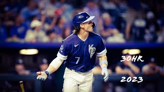 Bobby Witt Jr. (30) in 2023 #mlb #highlights #baseball