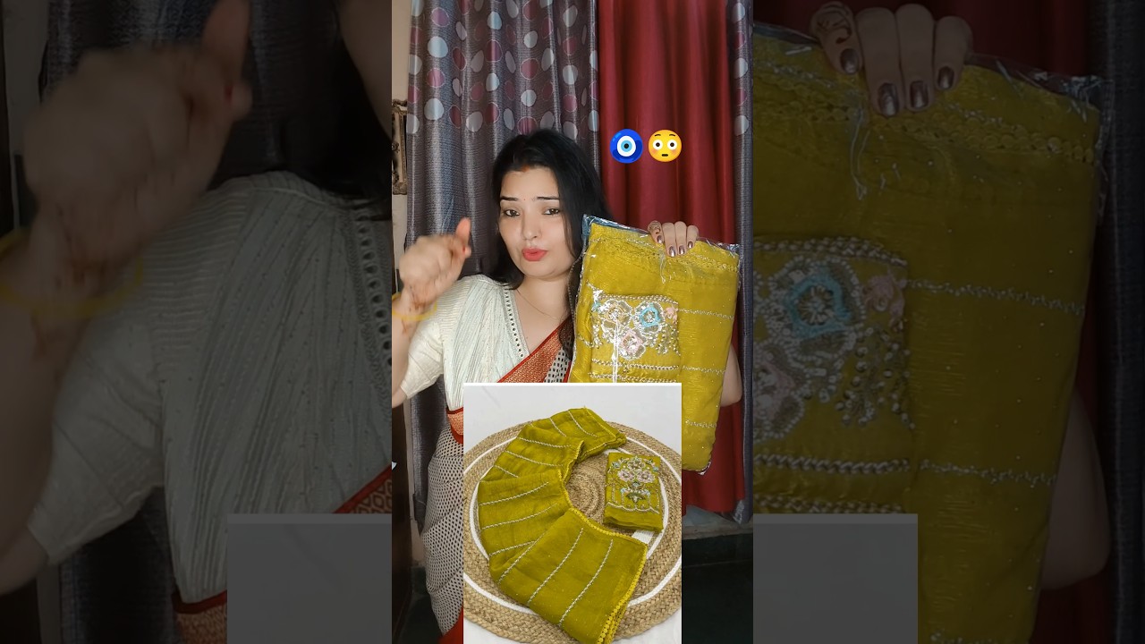 Meesho Mehndi function saree link 