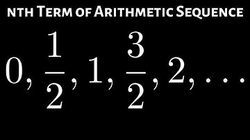 Learn How to Find the nth Term of an Arithmetic Sequence with Fractions
