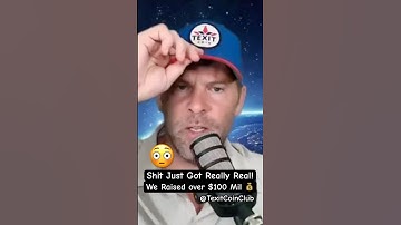 Sh*t Just Got Really REAL!Texit Coin just crossed $100M raised!