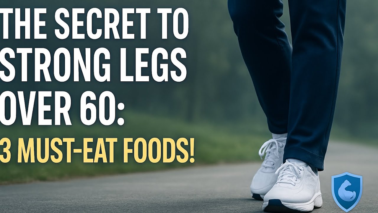 "3 Secret Foods to Keep Your Legs Strong at 60+ | Healthy Aging Tips"