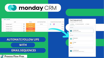Automate Email Follow ups with monday CRM Email Sequences