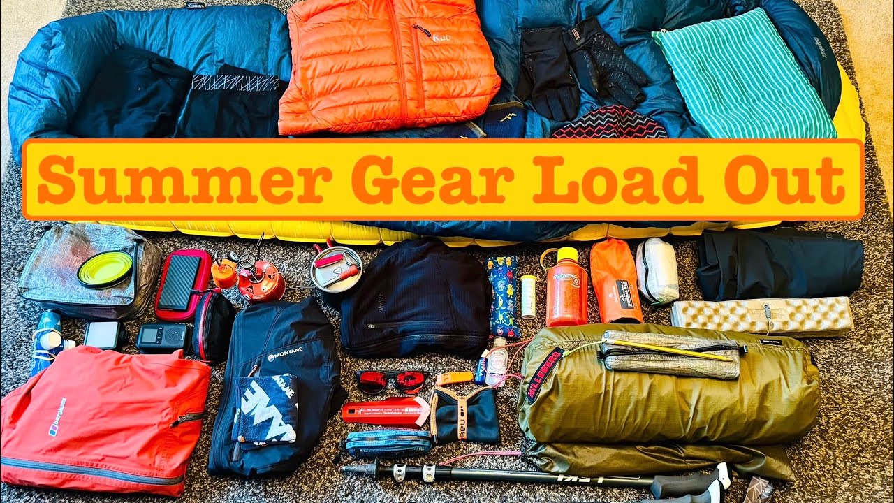 Summer Gear Load Out, What’s in my Osprey Exos 48 ltr Rucksack 😎 - YouTube