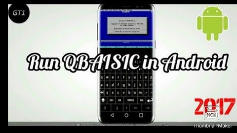 Run QBASIC in mobile in Hindi