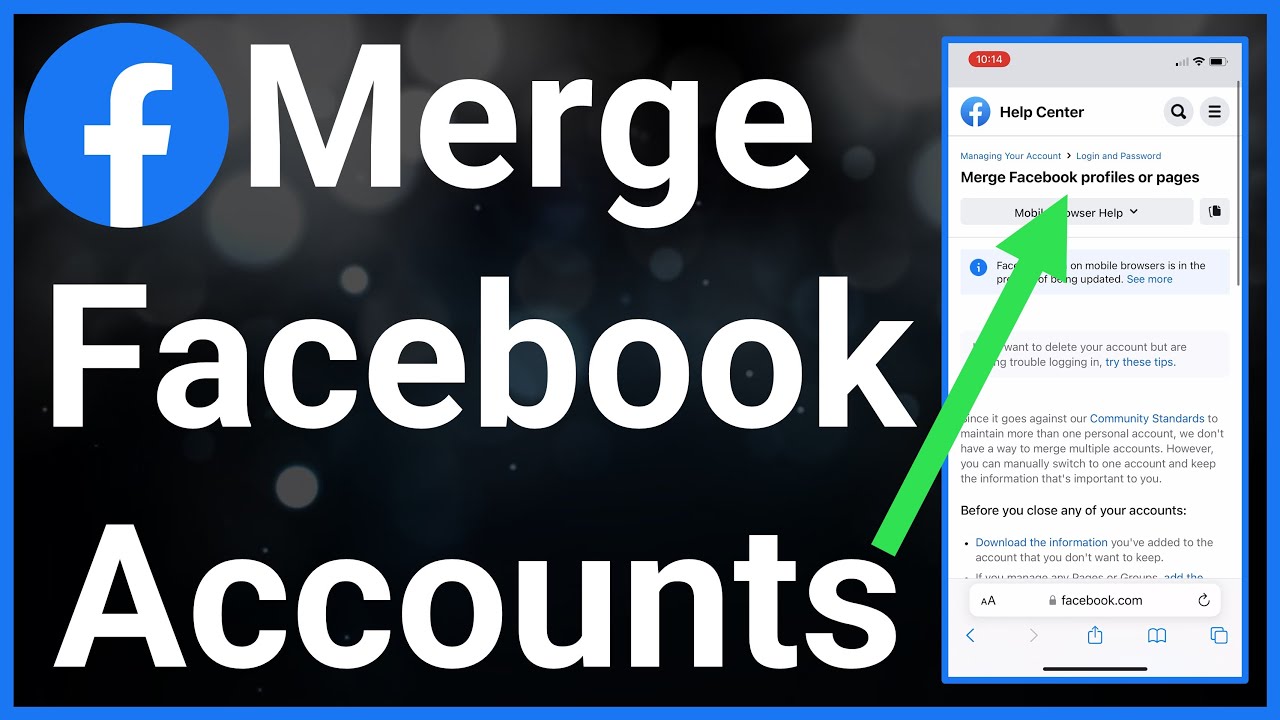 Can You Merge Two Facebook Accounts? - Youtube