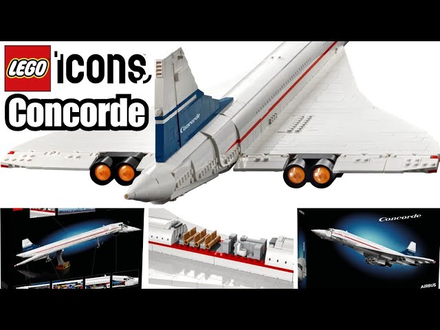 Breaking Down the New, Sleek Lego Concorde 