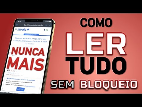 Como ler qualquer CONTEUDO BLOQUEADO de jornais e revistas Bastam 4 cliques sem download ou link