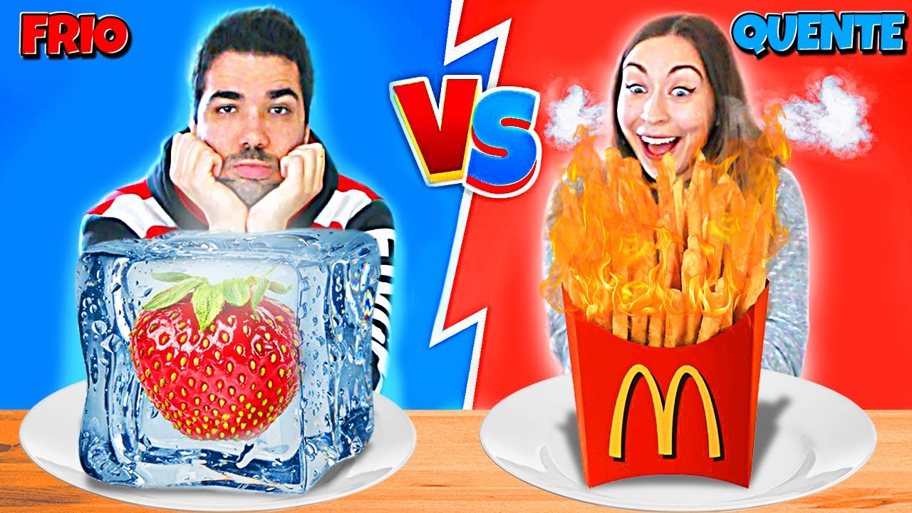 Desafio: COMIDA QUENTE vs COMIDA FRIA
