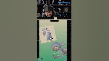 Use a reference image when sculpting in Nomad Sculpt