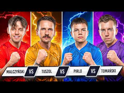 TUSZOL vs PIRLO vs KAROL TOMAŃSKI vs DAWID MALCZYŃSKI - LIGA YOUTUBERÓW | odc. 1 🔥
