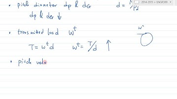 2014W ENGR380 Lecture22 Effect of Terms in AGMA Equations
