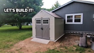 Assembling the Suncast Tremont 8x10 Resin Storage Shed