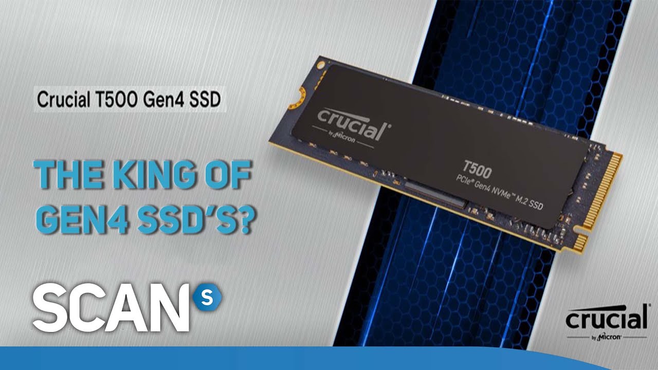 Crucial launches T500 PCIe 4.0 NVMe SSDs for gaming