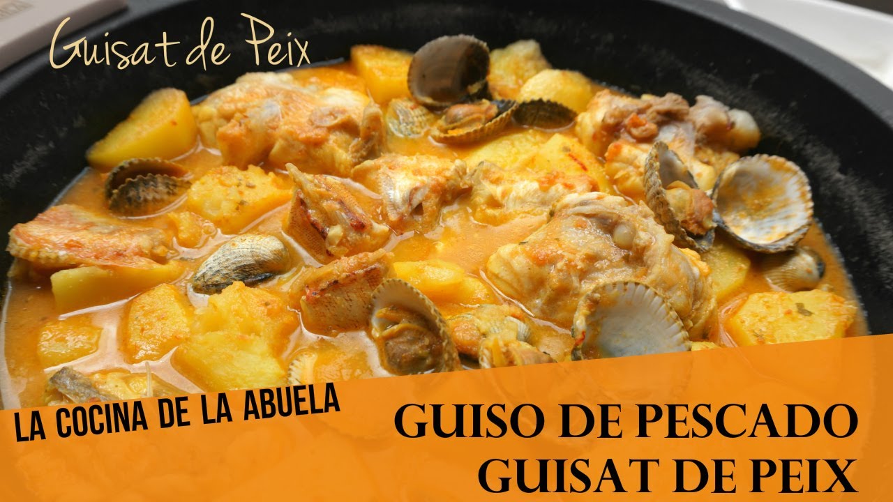 Guiso de pescado. La Cocina de la Abuela - YouTube