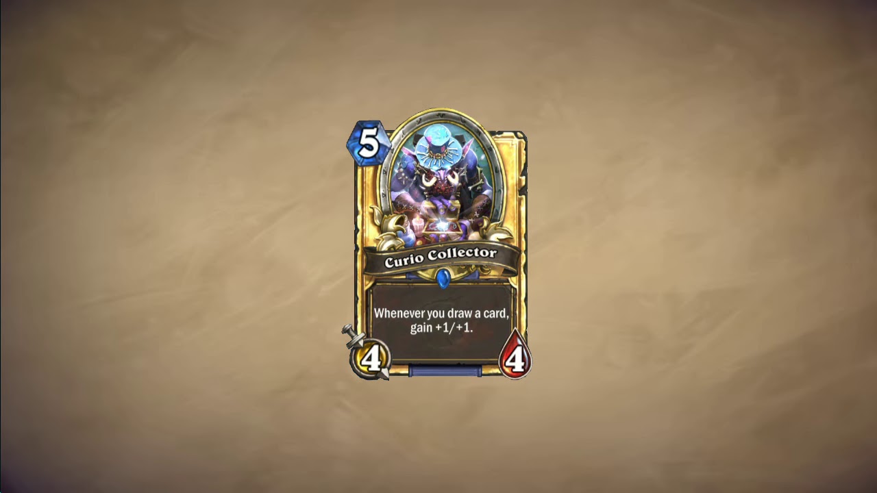 Hearthstone Sounds - I want all the trinkets [Curio Collector] (Attack)