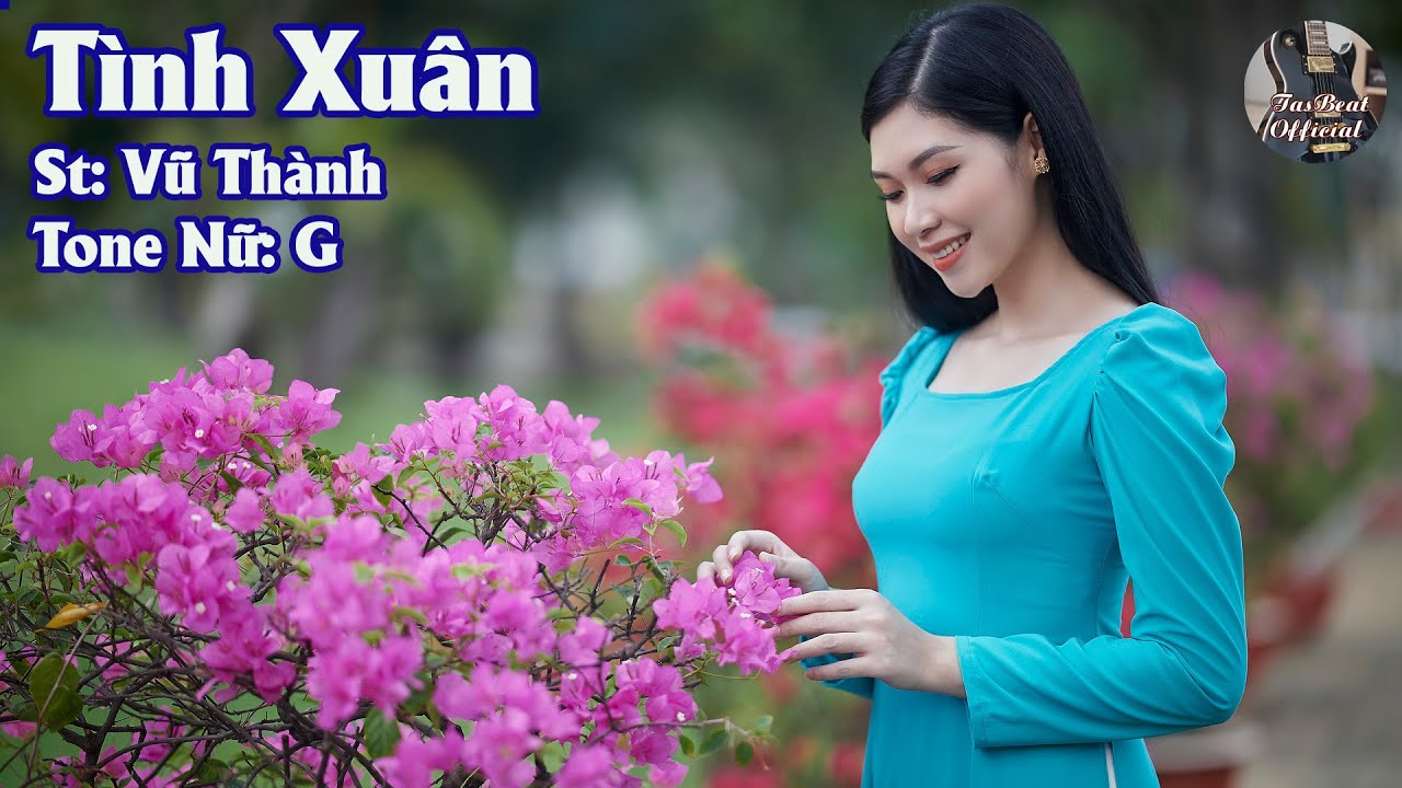 Karaoke Tình Xuân (Vũ Thành) Tone Nữ | TAS BEAT