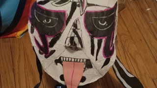 Penta (Pentagon Jr) WWE Pro Wrestler - Cardboard Mask - Cherie Roy Customz
