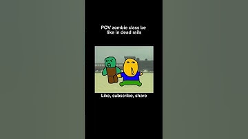 Zombie class be like in dead rails #deadrails #animation #robloxanimation #roblox