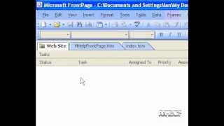 Microsoft Office FrontPage 2003 Create a task on a web page or site