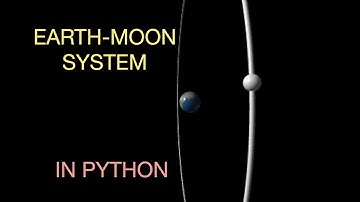 Modeling the Earth-Moon System in Python