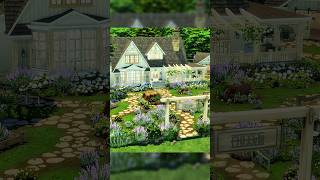 🌿✨ Decorating the garden in my Lavender Garden #thesims4 #sims4build