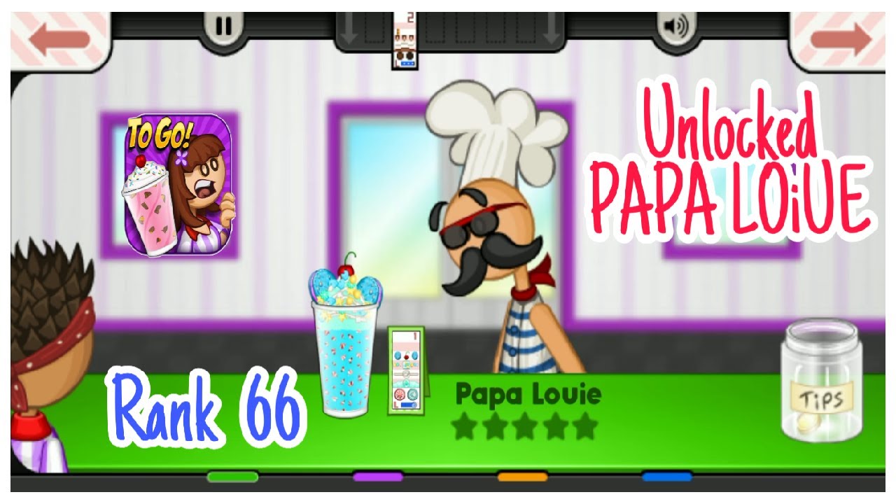 actually getting to rank 10 on a papa's game Part 5 #poofesure #papasc