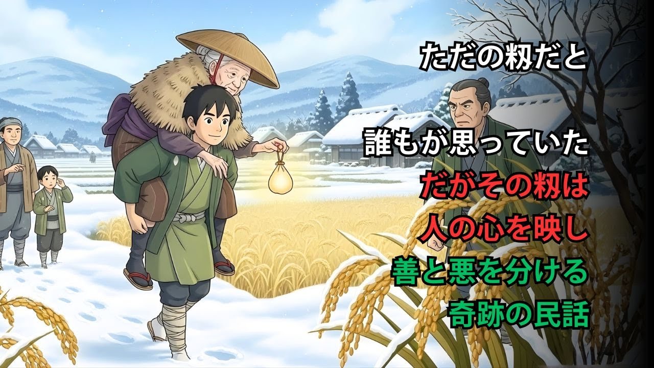 ただの籾だと思っていたが…人の善悪を映し出す奇跡の民話【昔話】