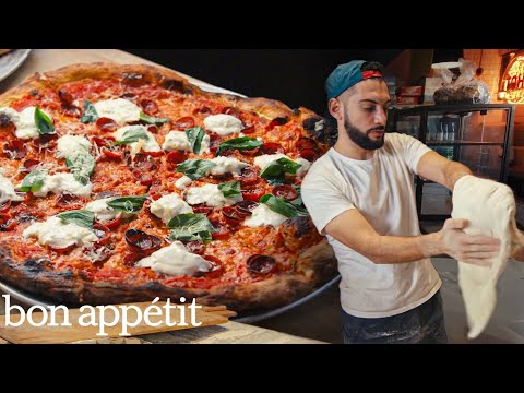 Brooklyn’s Hottest Pizzeria is Reinventing The New York Slice | On The Line | Bon Appétit