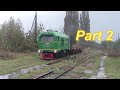 Боржавская УЖД, ТУ2-034 маневры с платформами #2. Borzhava narrow gauge raiway, TU2-034 maneuvers #2