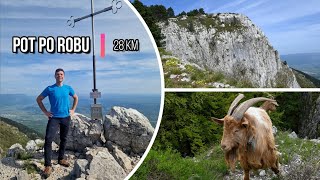 POT PO ROBU, 14 km od Cola do Predmeje, a se tam nisem ustavil! |Hike above Vipava Valley|