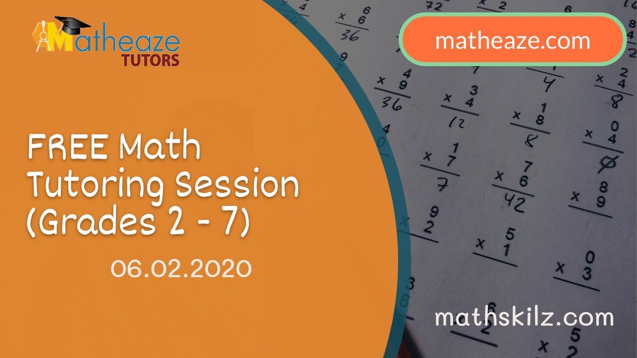 Live Math Help Free FREE Math LIVE Session for 06.02.2020 - YouTube