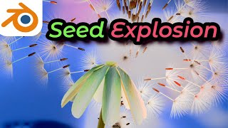 Dandelion Seed Burst Animation Tutorial in Blender Geometry Nodes