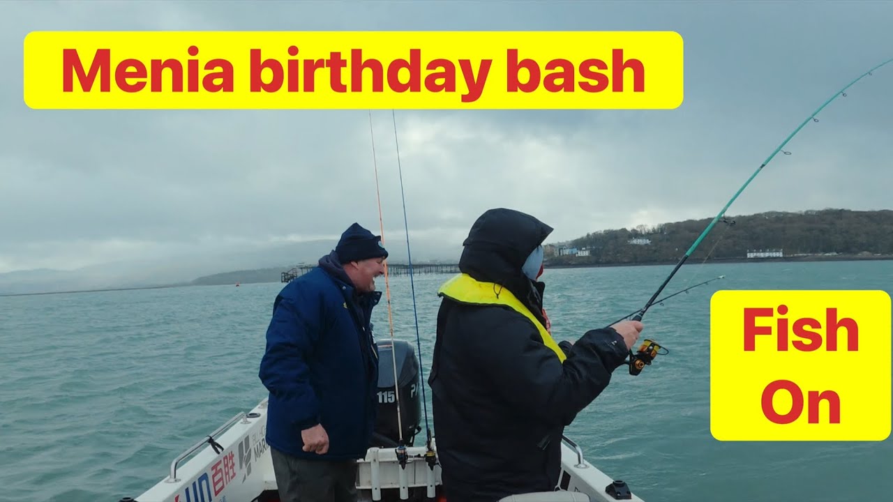 Happy happy birthday 😁 . Uk sea fishing. North wales sea fishing 