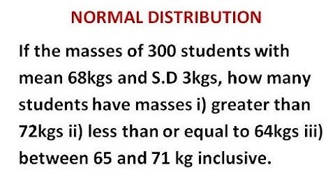 Normal Distribution - Probability Distribution - Problem