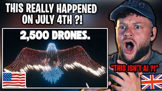 I Was NOT Ready for America's 2,500 Drone July 4th Show...