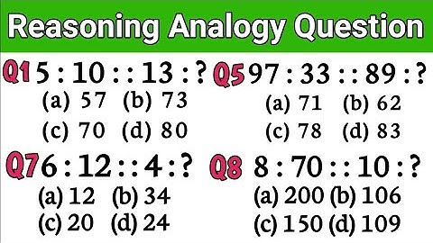 Reasoning Analogy || Reasoning Questions || Reasoning Practice set || Analogy Previous year question
