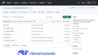 GitHub - deepseek-ai/DeepSeek-Coder-V2: DeepSeek-Coder-V2: Breaking the... a Github.com a 2026