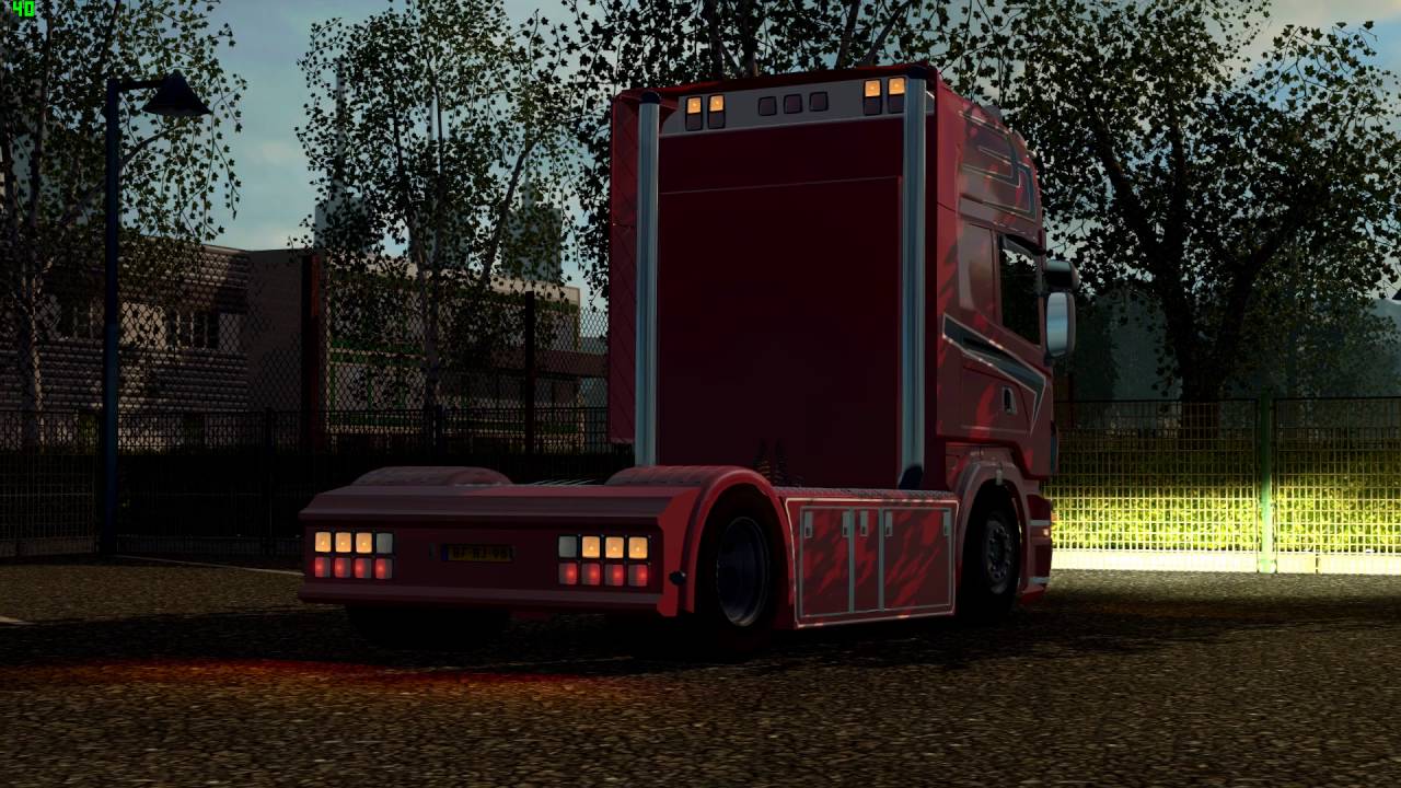 Ets2 scania r500 rear lights - YouTube