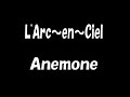 L'Arc~en~Ciel Anemone コピー【Instrumental】