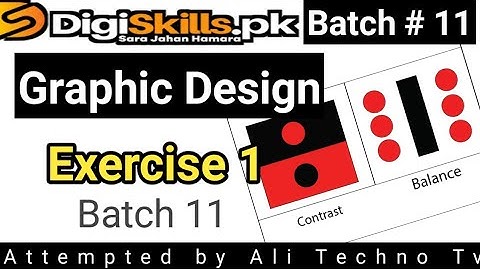 Digiskills Graphic Design Exercise 1 Batch 11 | graphic design exercise 1 batch 11 | solution