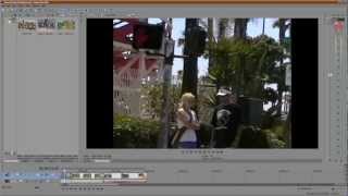 Setting project properties in Sony Vegas - overview