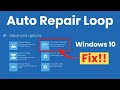 Fix Windows 10 Stuck in Automatic Repair Loop [2025 Guide]