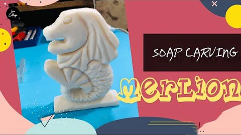 SOAP CARVING | MERLION | EASY | TUTORIAL | HOW TO CARVE USING SOAP