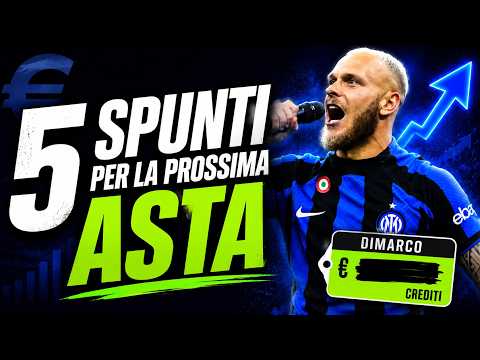 5 TIPS FOR THE NEXT FANTACALCIO AUCTION | Fantacalcio Tips 2026/27