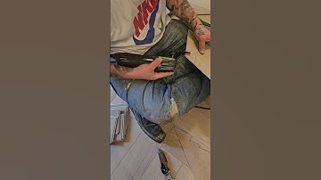 TOUGH CUT - CUTTING VINYL FLOORING  #vinylflooring #diy #howto #flooring #installation